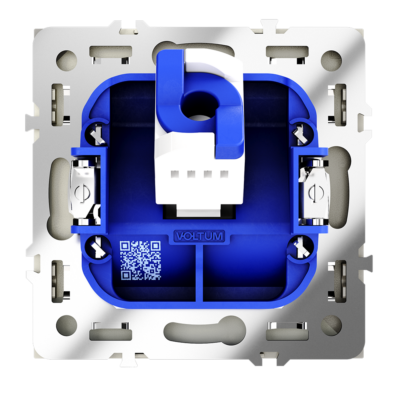 Розетка компьютерная встраиваемая voltum s70 rj45 кат.6, (шелк)