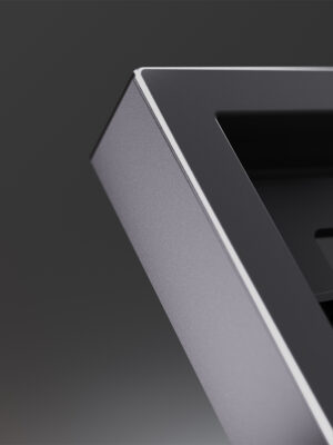 Рамка металлическая на 1 пост, s70 metal (антрацит)